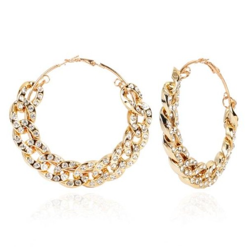 occidental style retro wind Alloy hollow circle earringshoo earrings  circle Earring woman F