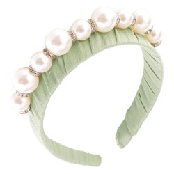occidental style Pearl Rhinestone Headband big samll Pearl Headband temperamen..