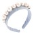 occidental style Pearl Rhinestone Headband big samll Pearl Headband temperament Cloth handmade beads