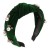 occidental style retro velvet Pearl Headbandins fashion temperament width
