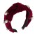 occidental style retro velvet Pearl Headbandins fashion temperament width