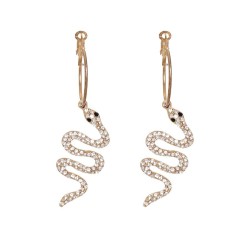  occidental style new exaggerating temperament personality samll snake earring..