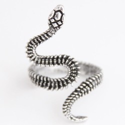  occidental style fashion  Metal snake personality exaggerating opening ring