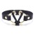 PU leather student small fresh bracelet  Alloy ornament fitting bangle