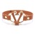 PU leather student small fresh bracelet  Alloy ornament fitting bangle