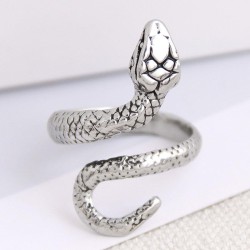 occidental style fashion  Metal snake personality opening ring