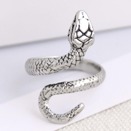 occidental style fashion  Metal snake personality opening ring