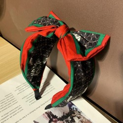 ins Korea temperament retro Headband woman all-Purpose sweet bow Headband widt..