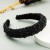 a  occidental style fashion luxurious width Headband woman Pearl super Street Snap high-end