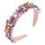 occidental style Headband lady all-Purpose creative Headband embed color Rhinestone fully-jewelled head