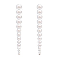 occidental style Pearl Earring  long style personality Pearl ear stud