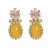  occidental style new retro drop zircon earring pattern stone earrings brief temperament ear stud woman