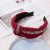 ins Headband all-Purpose Cloth diamond medium Headband Korean style brief lady head