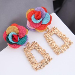 occidental style fashion  all-Purpose Metal geometry Modeling  flowers tempera..