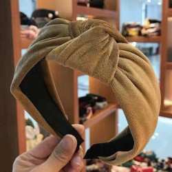 Korean style fashion pure color Korean style brief pure color medium width Hea..