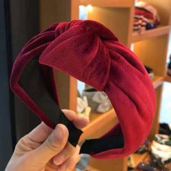 Korean style fashion pure color Korean style brief pure color medium width Hea..
