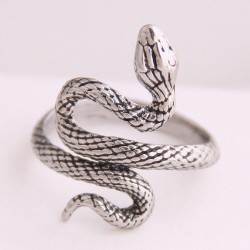 occidental style fashion  Metal snake personality opening ring