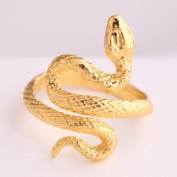 occidental style fashion  Metal snake personality opening ring