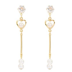 occidental style fashion exaggerating imitate Pearl earring   brief all-Purpos..