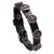    retro man Cowhide bracelet  punk wind cross
