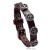    retro man Cowhide bracelet  punk wind cross