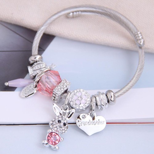 occidental style fashion  Metal all-PurposeDL concise all-Purpose shine samll rabbit more elements accessories perso