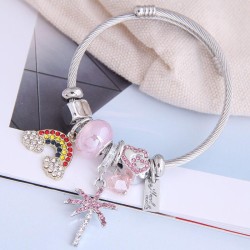  occidental style fashion  Metal all-PurposeD concise all-Purpose rainbow  fla..
