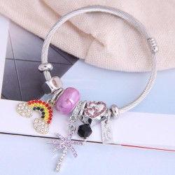  occidental style fashion  Metal all-PurposeD concise all-Purpose rainbow  fla..