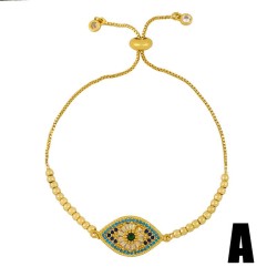 bracelet occidental style fashion diamond eyes bracelet  color crystal eyes br..