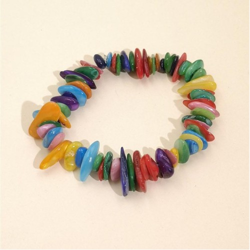 occidental style Street Snap fashion resin beads Bohemia ethnic style retro multilayer bracelet