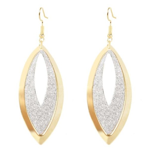 occidental style exaggerating geometry hollow Metal ear stud  fashion Alloy earrings arring woman F