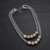 occidental style Double layer chain necklace clavicle chain sweater chain