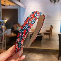 Korean style fashion sweet all-Purpose Country style floral super head Headban..
