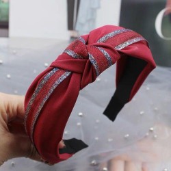 Korea Korean style brief splice medium fashion width Headband Headband head bu..