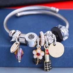 occidental style fashion  Metal all-PurposeD sweet flowers more elements penda..