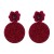 new handmade beads earrings  occidental style fashion Street Snap same style ear stud Earring