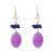Street Snap fashion occidental style resin earrings  ear stud Earring