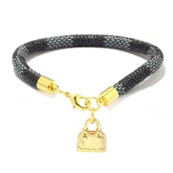  fashion Stripe bracelet  Mini bag bag pendant gold plated