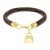  fashion Stripe bracelet  Mini bag bag pendant gold plated