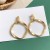 silver high retro personality earring temperament all-Purpose occidental style Metal exaggerating Irregular earri