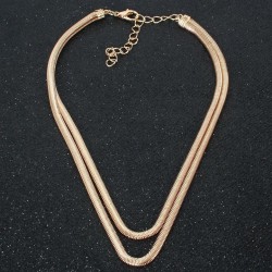 new  fashion multilayer  occidental style personality mash up lady necklace wo..