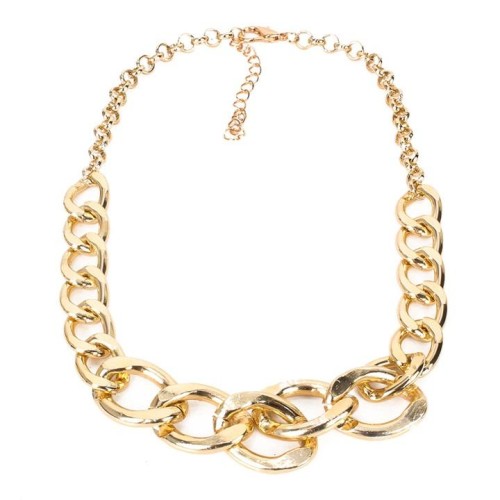 occidental style necklace  occidental style fashion all-Purpose Metal textured exaggerating necklace clavicle cha