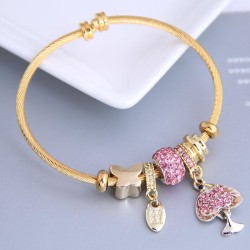 occidental style fashion  Metal all-PurposeD concise flash diamond cartoon pen..