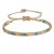  new elements handmade weave rope retro bracelet woman color crystal