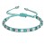  new elements handmade weave rope retro bracelet woman color crystal