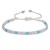  new elements handmade weave rope retro bracelet woman color crystal