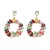fashion beautiful arring Street Snap ear stud Korean style temperament earrings crystal fully-jewelled woman