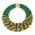 occidental style exaggerating buckle necklace  fashion Alloy multilayer weave rope exaggerating chain woman