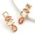 fashion colorful diamond series geometry glass diamond diamond super fully-jewelled earrings woman occidental st