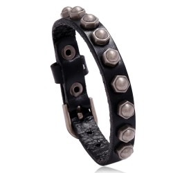 occidental style retro Cowhide bracelet personality all-Purpose man woman